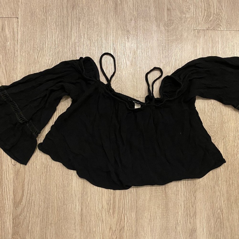 Black Crop Top